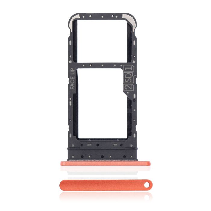 SIM-Kartenschacht Dual für Motorola Moto E7 (XT2095/ 2020) (Satin Coral)