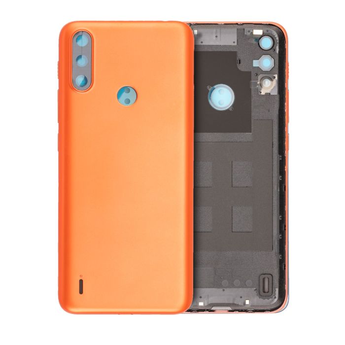 Rückglas für Motorola Moto E7 Power (XT2097-6/ 2021) (Coral Red)