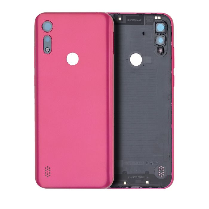 Rückglas für Motorola Moto E6i (XT2053-5/ 2021) (Pink)