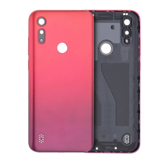 Rückglas für Motorola Moto E6S (XT2053/ 2020) (Sunrise Red)