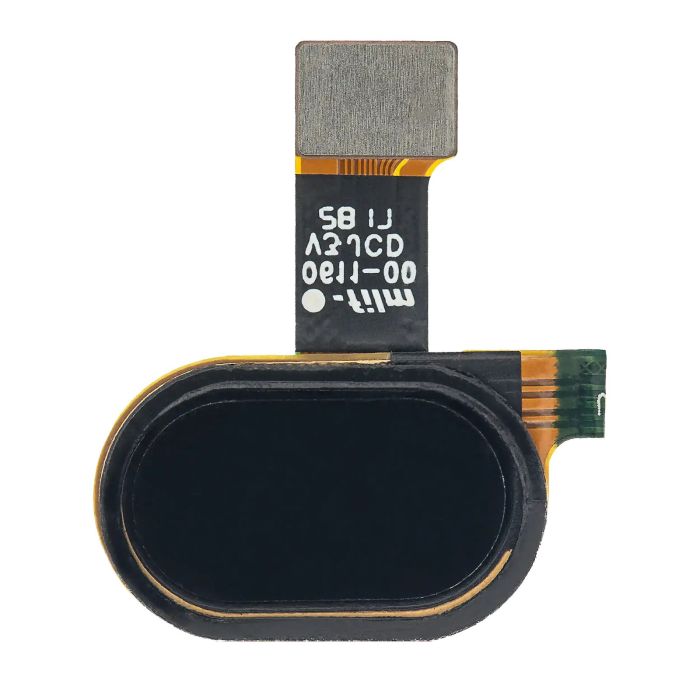Home-Taste mit Flexkabel für Moto E4 (XT1763/ 2017) (XT1774/ 2017) (Schwarz)