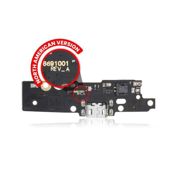 Ladebuchse Platine (ohne Finger Sensor) für Moto E4