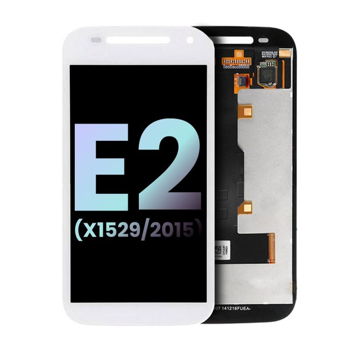 LCD Display ohne Rahmen für Moto E2 (2nd Gen) (X1529/ 2015) (Weiß) (Original)