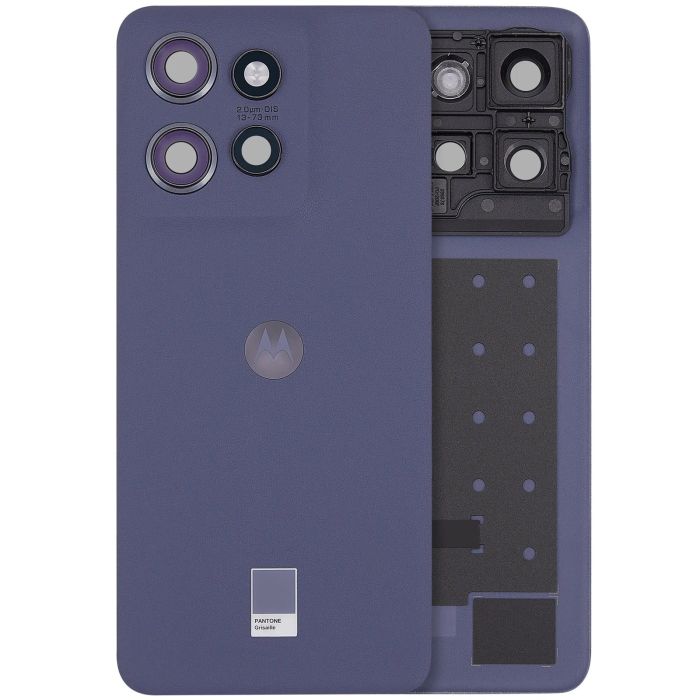 Rückglas für Motorola Moto Edge 50 Neo (XT2409/ 2024) (Premium) (Grisaille)