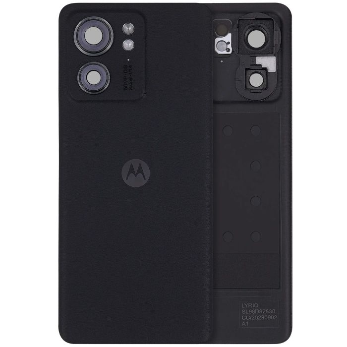 Rückglas für Motorola Edge 40 (XT2303-2/ 2023) (Premium) (Eclipse Black)