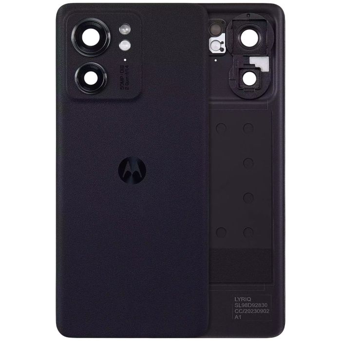 Rückglas mit Kameralinse für Edge 40 (XT2302/ 2023) (Original) (Eclipse Black)