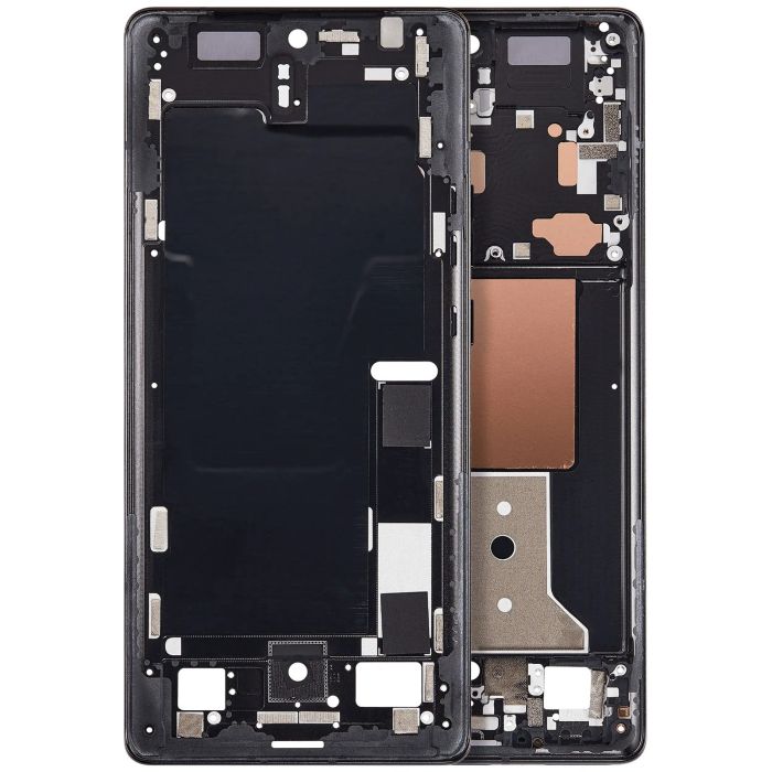 LCD-Rahmen für Motorola Edge Plus/ Edge 40 Pro (XT2301/ 2023) (Schwarz)