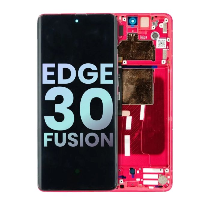 OLED Display mit Rahmen für Moto Edge 30 Fusion (XT2243/ 2022) (Original)