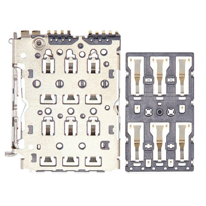 SIM-Kartenleser für Motorola Edge 30 (XT2203/ 2022) (REV 02) (2-teiliges Set)