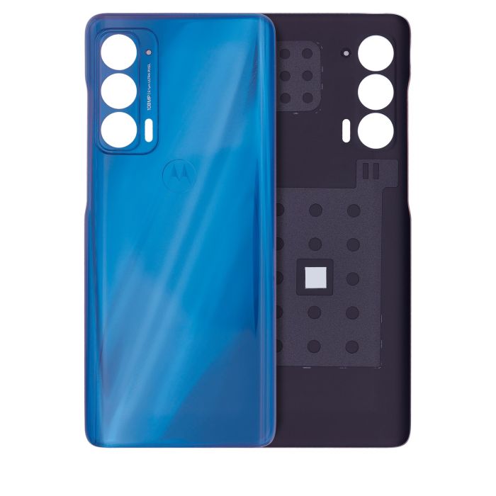 Rückglas für Motorola Edge 5G (XT2141/ 2021) (Original) (Nebula Blue)