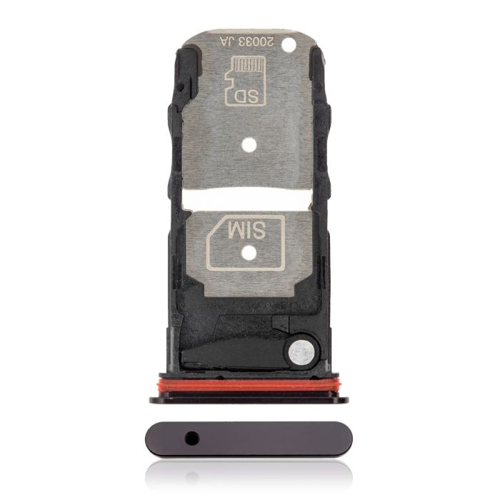 SIM-Kartenschacht Single für Motorola Edge Plus 5G (XT2061/ 2020) (Schwarz)