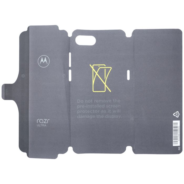 Schutzverpackung Hülle Haftfolie für Razr Ultra, Razr 60 Ultra (XT2551/ 2025)