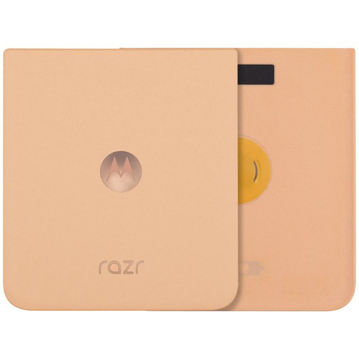 Rückglas für Razr Plus/ Razr 50 Ultra (XT2557/ 2025) (Premium) (Peach Fuzz)