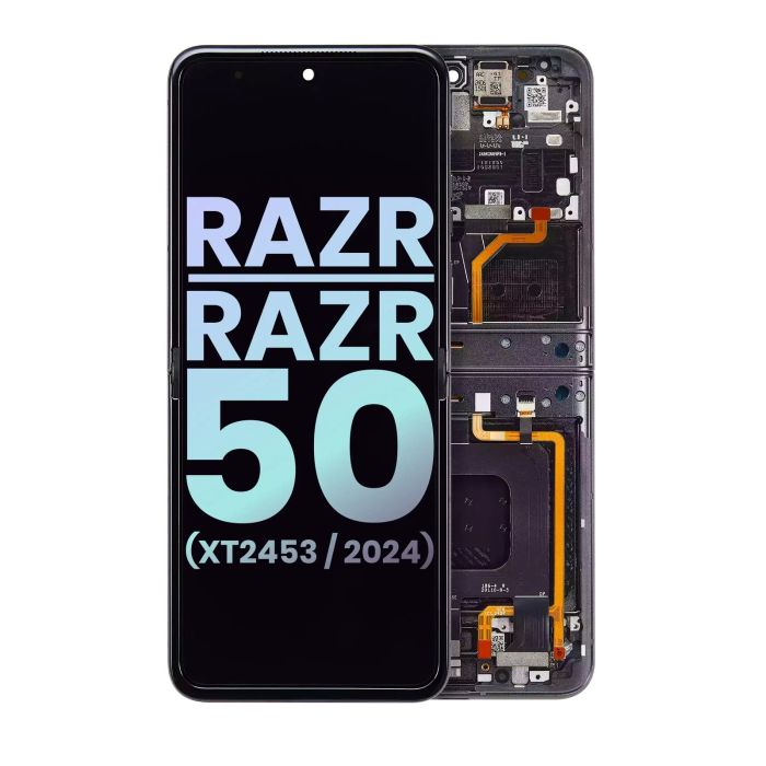 Haupt OLED Display für Razr/ Razr 50 (XT2453/ 2024) (Original) (Koala Grey)