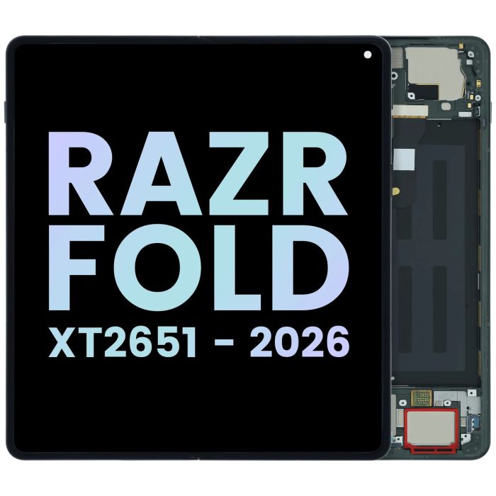 Komplett OLED Display für Razr Fold (XT2651/ 2026) (Original) (Blackened Blue)