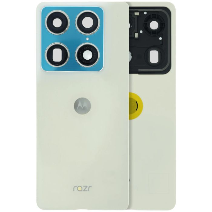 Rückseite Abdeckung Einsatz Einheit für Razr Fold (Original) (Lily White)
