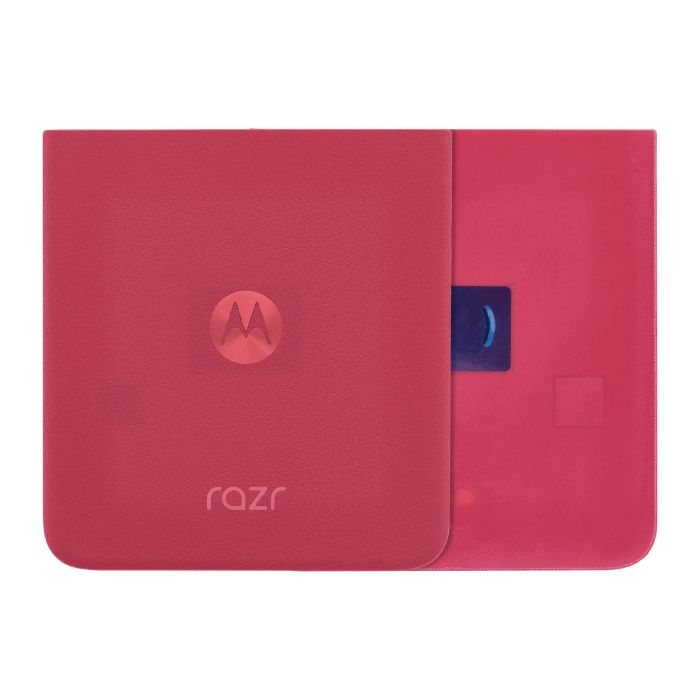 unten Rückglas für Razr Plus/ Razr 40 Ultra (XT2321/ 2023) (Original) (Barberry)