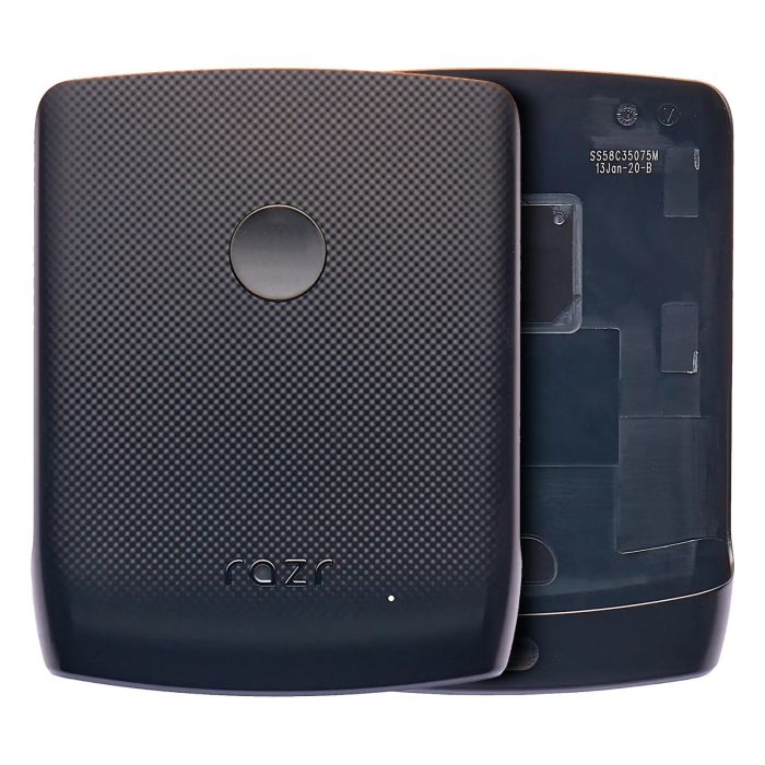 Rückglas für Motorola Razr (XT2000-1/ 2019) (Noir Black)