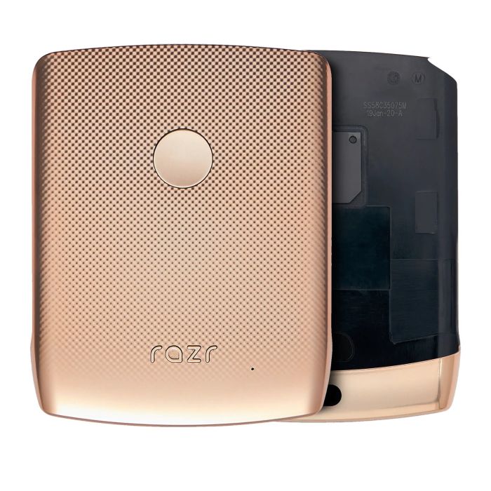 Rückglas für Motorola Razr (XT2000-1/ 2019) (Blush Gold)