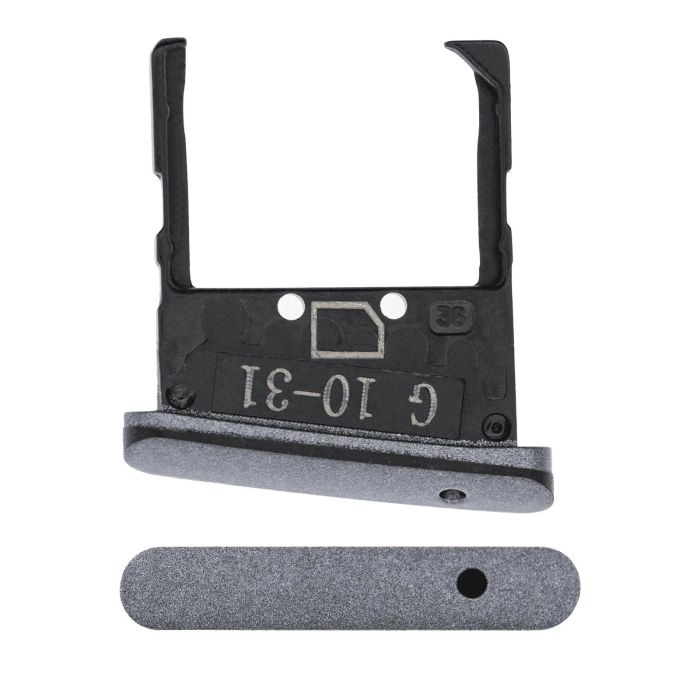 SIM-Kartenschacht Single für Motorola Razr 5G (XT2071/ 2020) (Polished Graphite)
