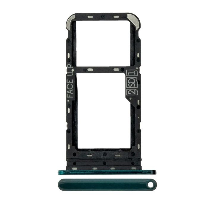 SIM-Kartenschacht Dual für Motorola One Fusion (XT2073/ 2020) (Emerald Green)