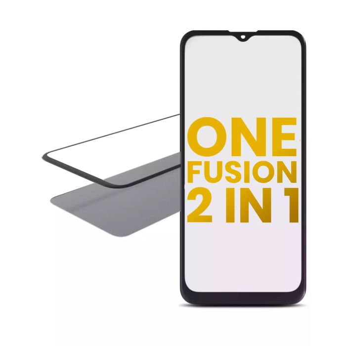 2-in-1 Front Glas mit OCA vormontiert für Motorola One Fusion (XT2073/ 2020)
