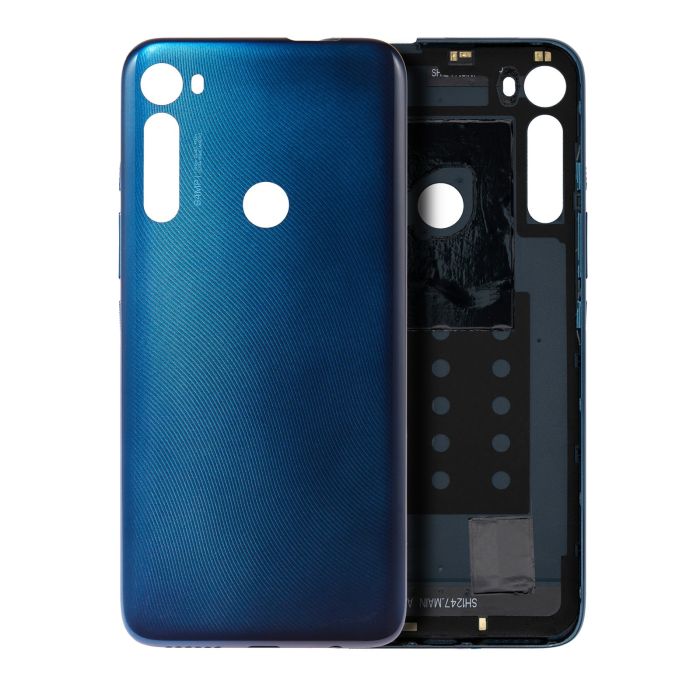 Rückglas für Motorola One Fusion Plus (XT2067/ 2020) (Original) (Twilight Blue)
