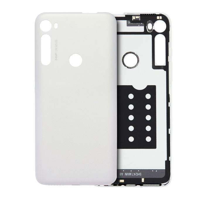 Rückglas für Motorola One Fusion Plus (XT2067/ 2020) (Weiß)