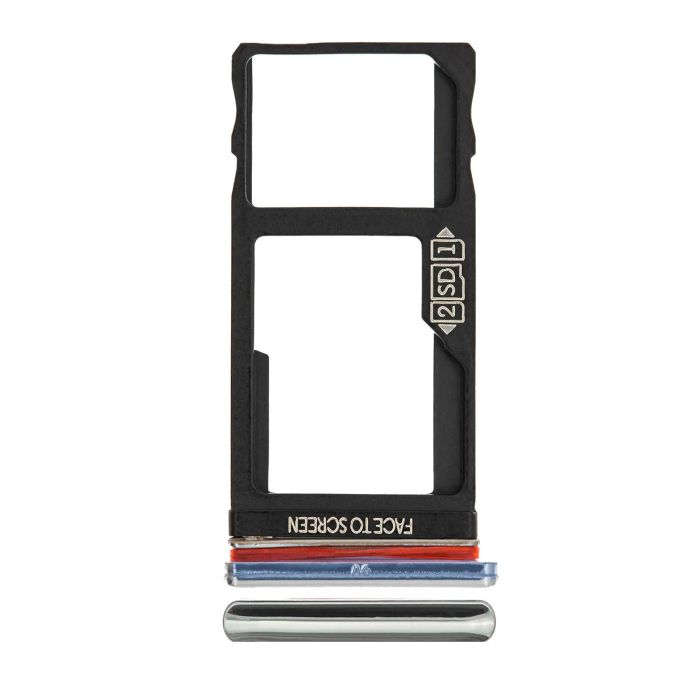 SIM-Kartenschacht (Dual Sim) für One Fusion Plus (Original) (Weiß)