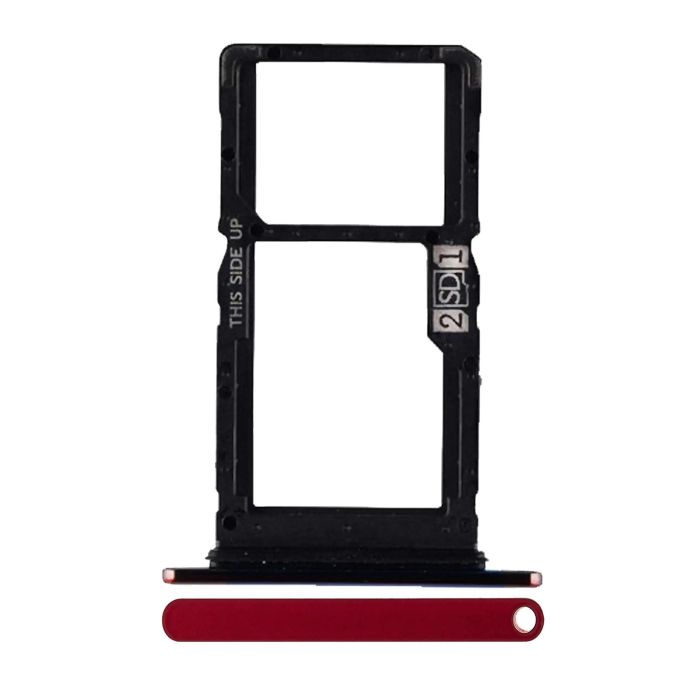 SIM-Kartenschacht (Dual Sim) für One Hyper (XT2027-1/ 2020) (Original) (Magenta)