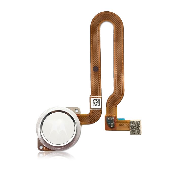 Fingerabdruck Scanner Motorola Moto One Action (XT2013/ 2019) (Original) (Weiß)