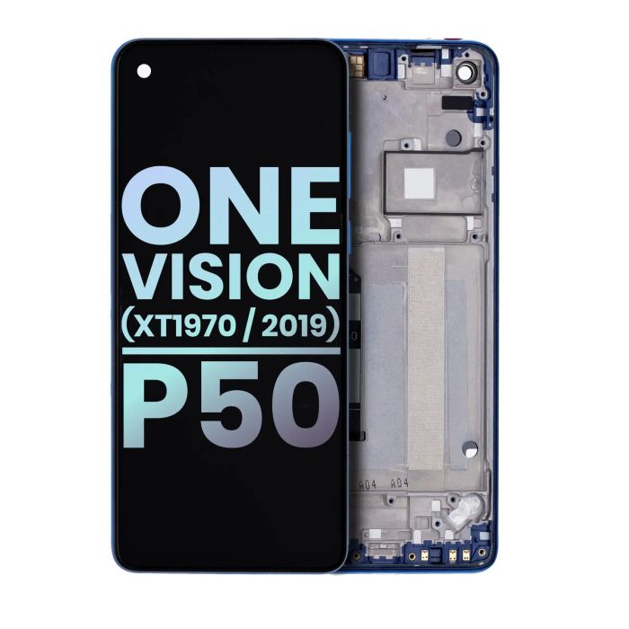 LCD Display mit Rahmen für One Vision (XT1970/ 2019)/ P50 (Original)