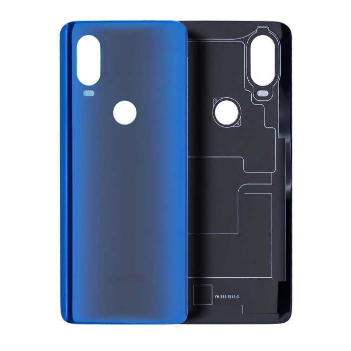 Rückglas für Motorola One Vision/ P50 (XT1970/ 2019) (Sapphire Blue)