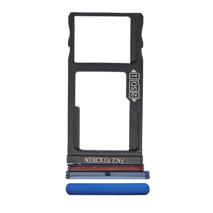 SIM-Kartenschacht Dual für One Vision (XT1970/ 2019)/ P50 (XT1970/ 2019) (Blau)