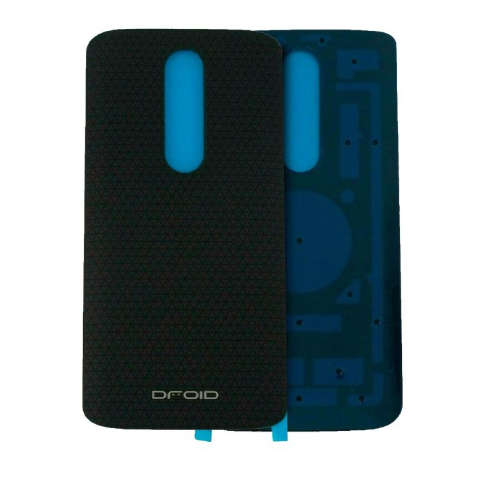Rückglas für Motorola Droid Turbo 2 (XT1585/ XT1580/ XT1581/ 2015) (Schwarz)