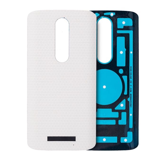 Rückglas für Motorola Droid Turbo 2 (XT1585/ XT1580/ XT1581/ 2015) (Weiß)