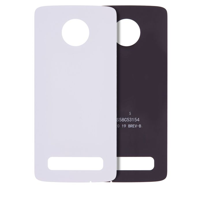 Rückglas für Motorola Moto Z4 (XT1980-3/ XT1980-4/ 2019) (Original) (Weiß)
