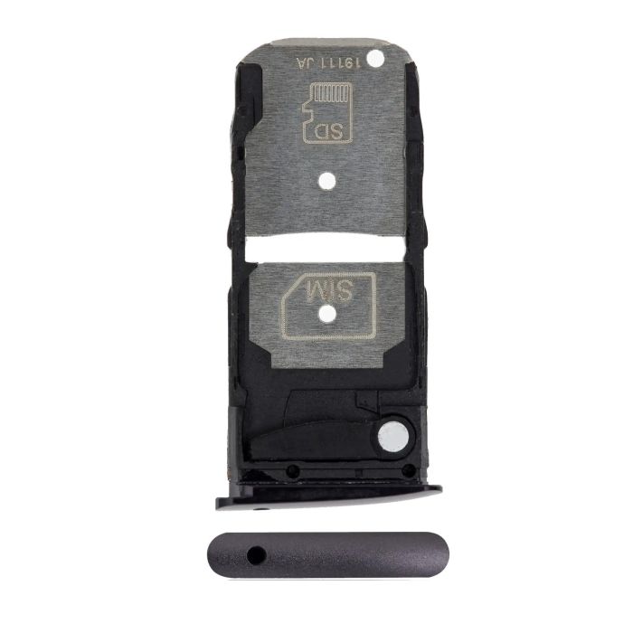 SIM-Kartenschacht Single für Motorola Moto Z4 (XT1980/ 2019) (Schwarz)