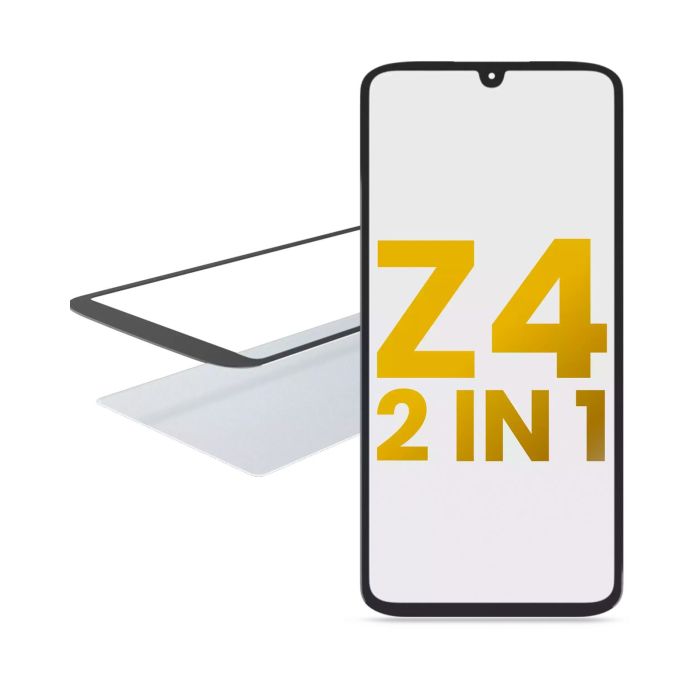 2-in-1 Front Glas mit OCA vormontiert für Motorola Moto Z4 (XT1980/ 2019)