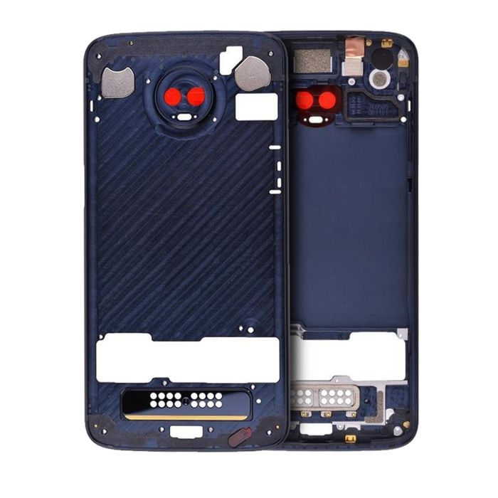 Mittelrahmen für Motorola Moto Z3 Play (XT1929-3/ 2018) (Original) (Blau)