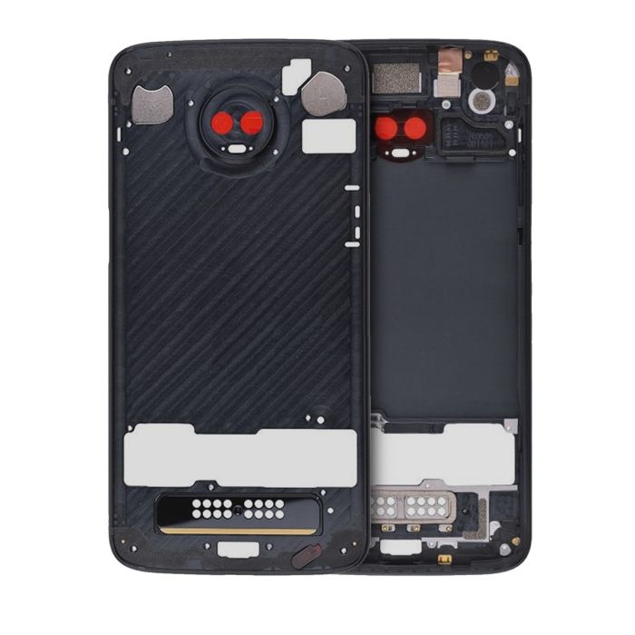 Mittelrahmen für Motorola Moto Z3 Play (XT1929/ 2018) (Original) (Schwarz)