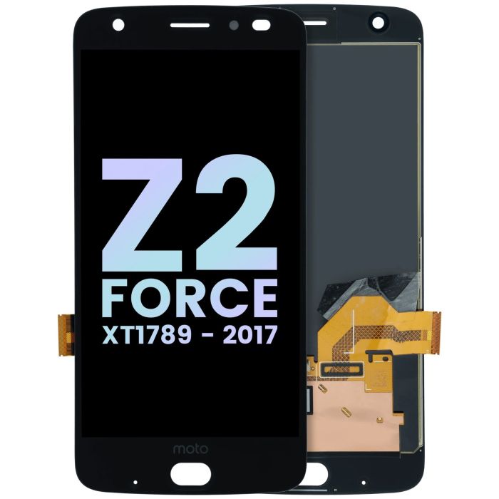 LCD Display ohne Rahmen für Moto Z2 Force (XT1789/ 2017) (Original) (Schwarz)