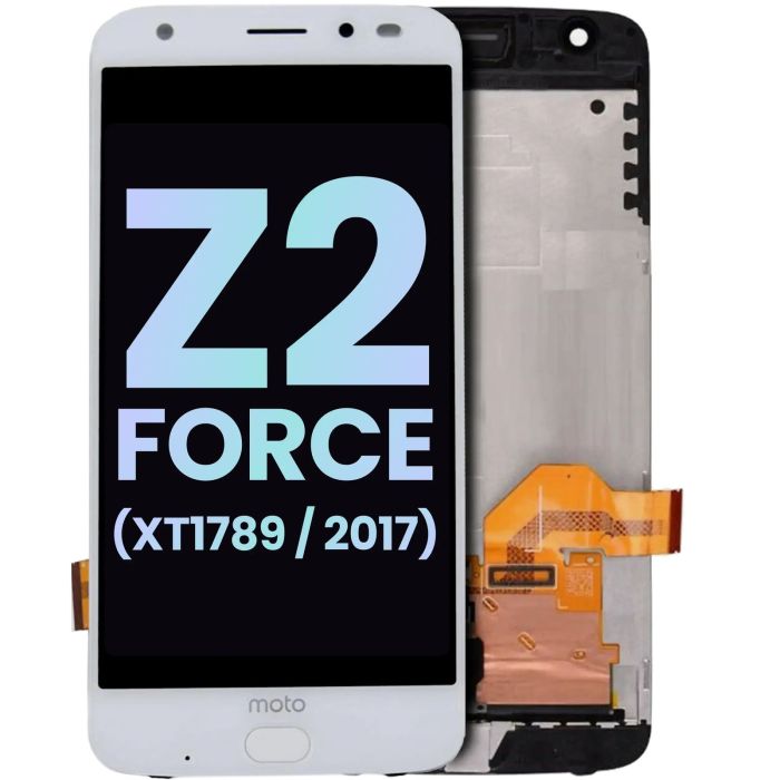 OLED Display mit Rahmen und Fingerabdruck Scanner für Moto Z2 Force (Original)