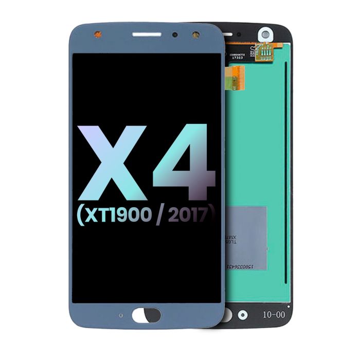 LCD Display ohne Rahmen für Moto X4 (XT1900/ 2017) (Original) (Sterling Blue)