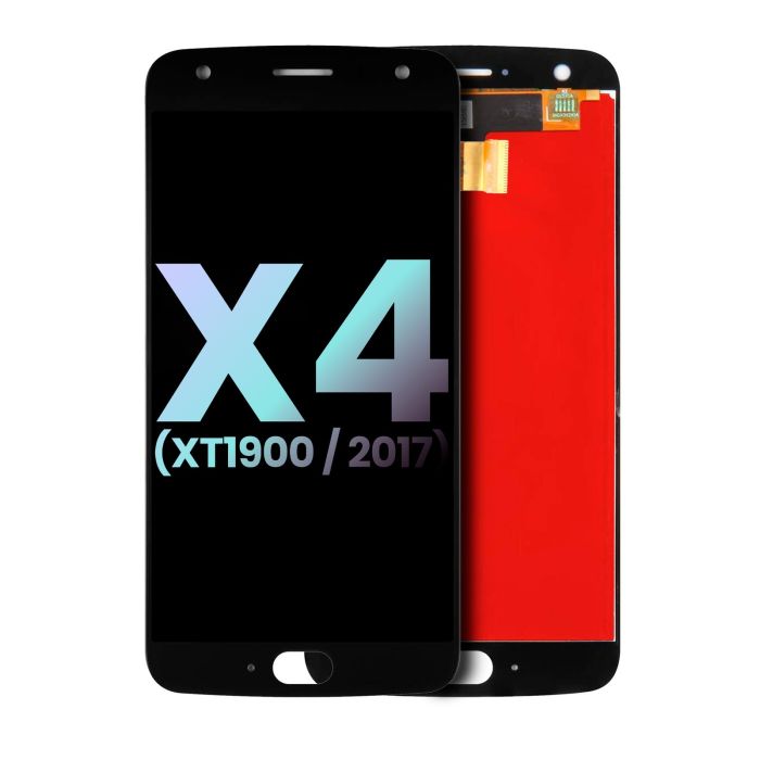 LCD Display ohne Rahmen für Moto X4 (XT1900/ 2017) (Original) (Schwarz)