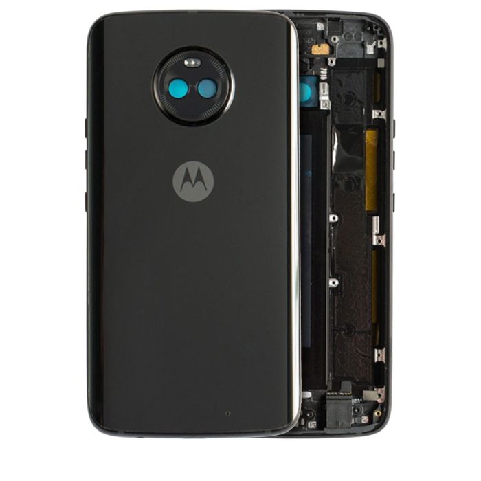 Rückgehäuse für Motorola Moto X4 (XT1900/ 2017) (Original) (Schwarz)