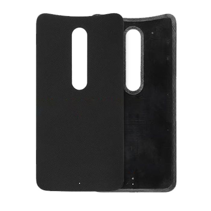 Rückglas für Motorola Moto X Style (XT1572/ 2015) (Schwarz)