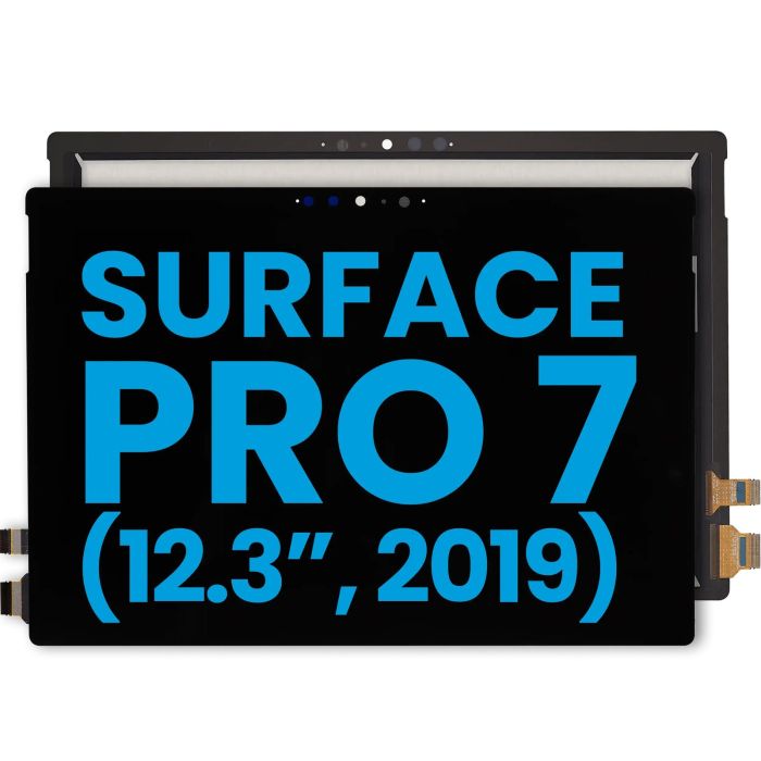 LCD Display mit Digitizer für Microsoft Surface Pro 7 (Extension Kabel Included)