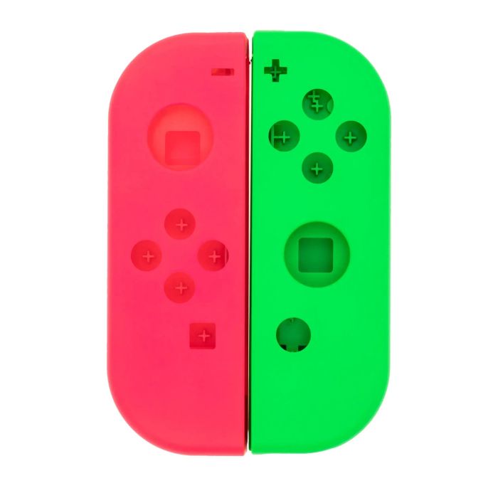 Gehäuse für Nintendo Switch Joy-Con Controller (Grün/ Rosa)