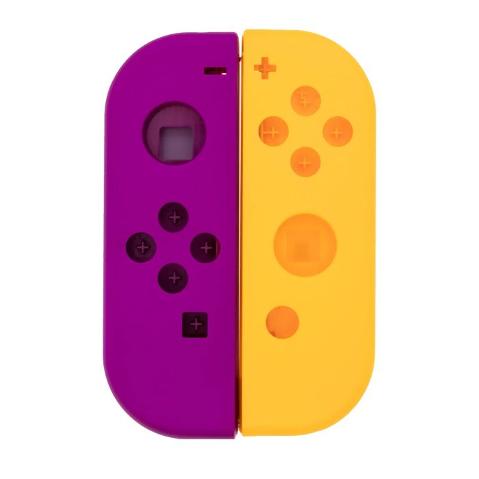 Gehäuse für Nintendo Switch Joy-Con Controller (Dunkelrot/ Koralle)